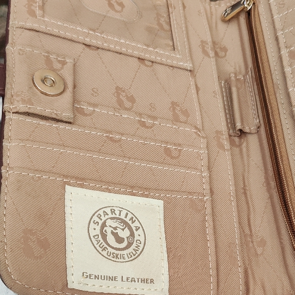 Spartina 449 Brown Leather Wallet - Picture 3 of 4